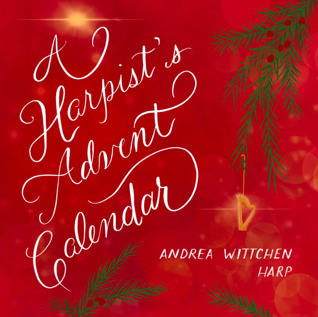 Harpist's Advent Calendar CD by Andrea Wittchen